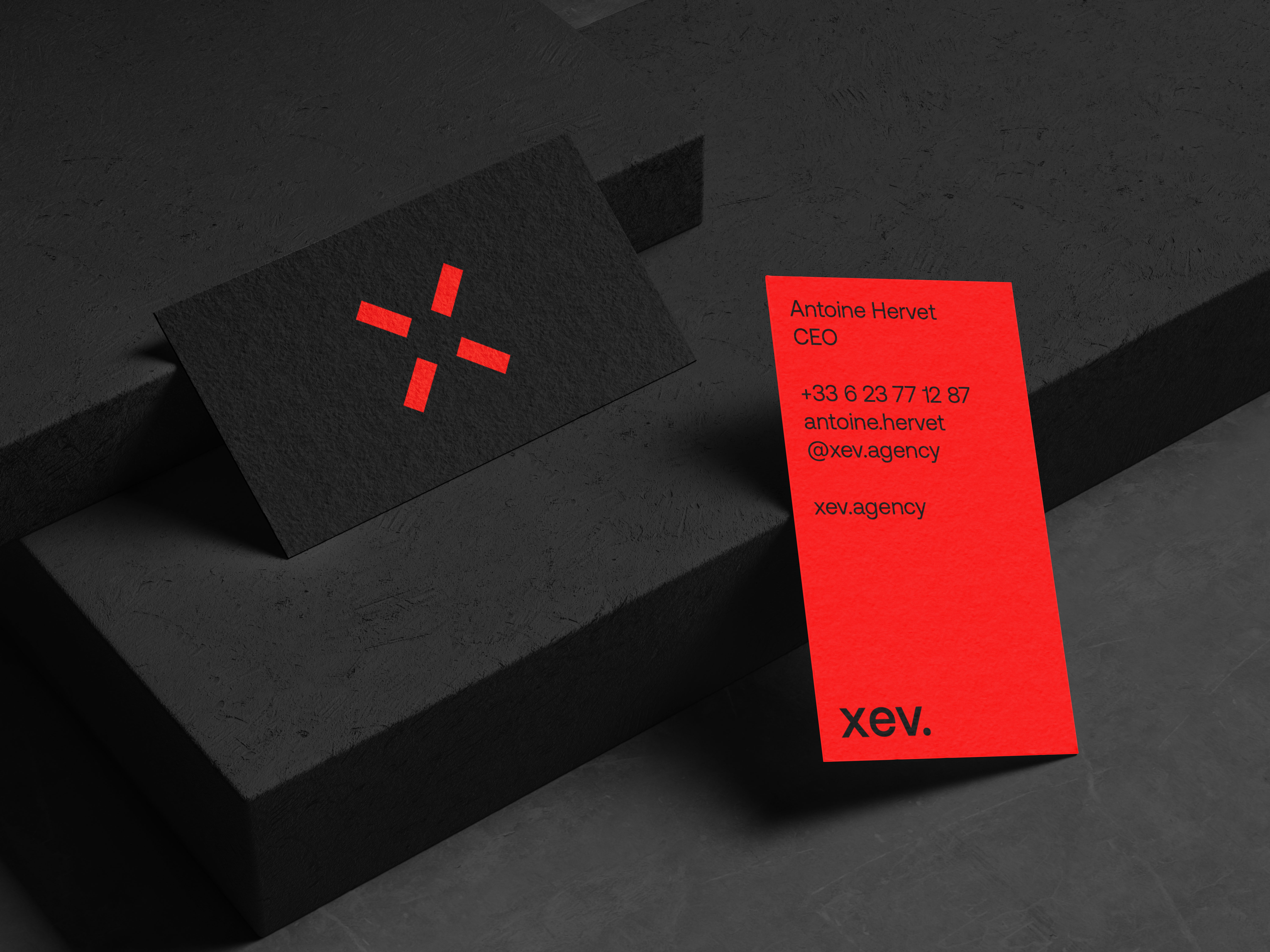 Xev, identité visuelle, site internet
